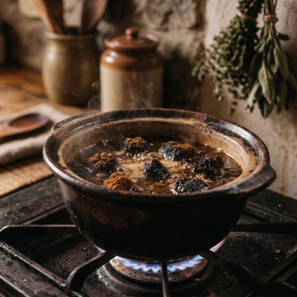 Chaga huba syberyjska duże kawałki 500g - obrazek 4